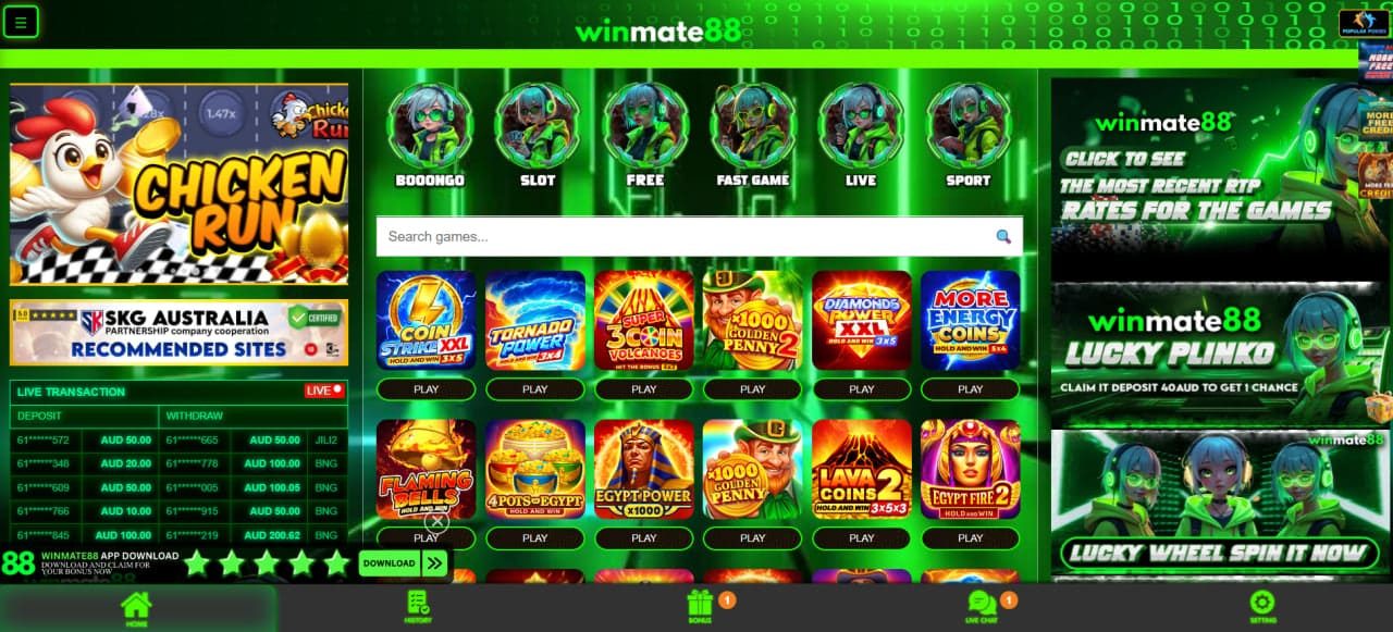 Winmate88 Casino Review 2026: Welcome Match, AUD Pokies & Australian Player Conditions